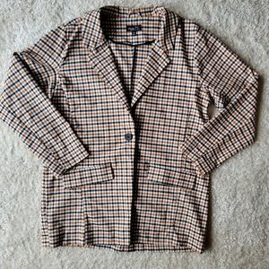 Rue21 plaid oversized blazer size xl